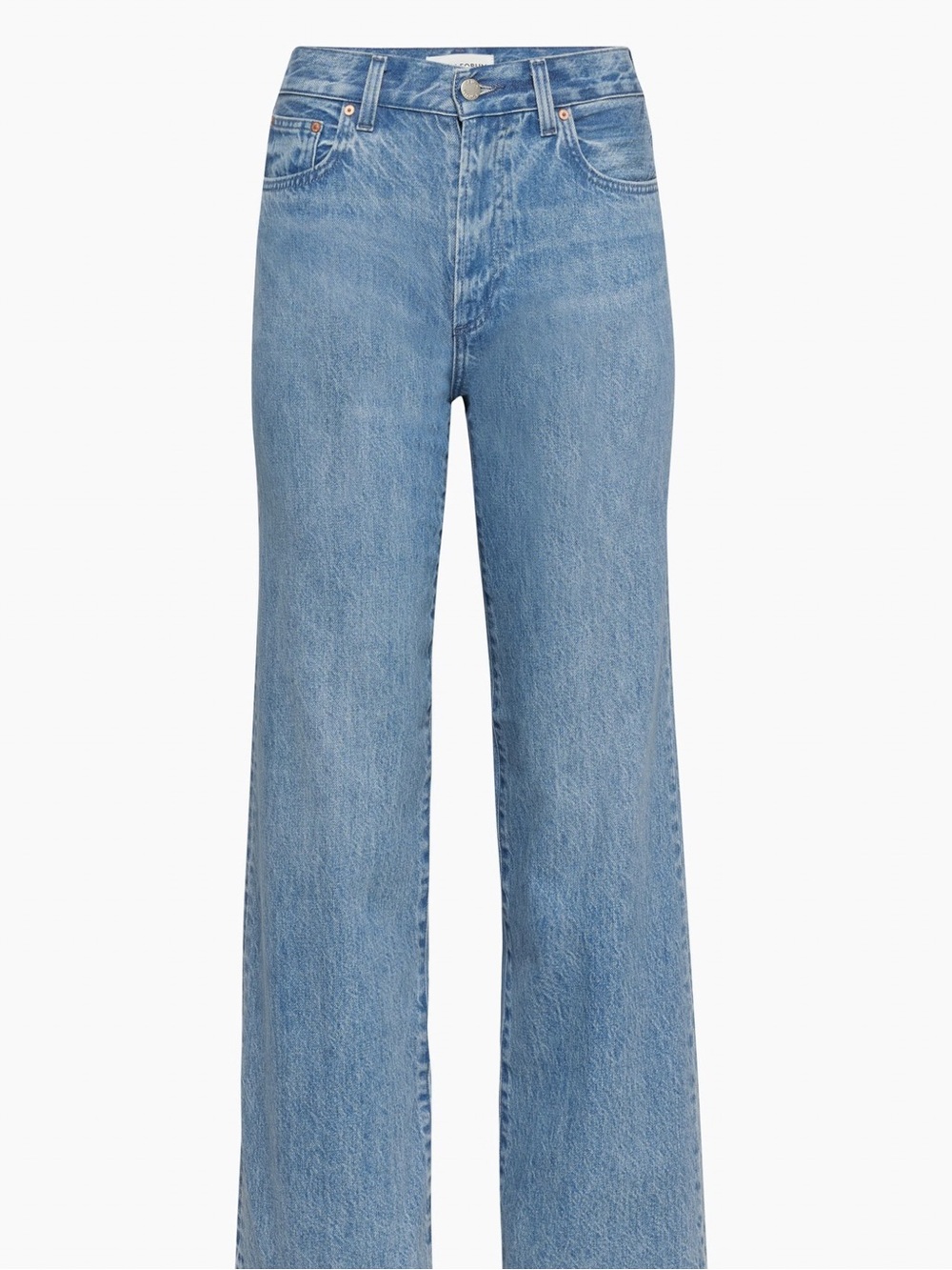 ARITZIA The Farrah High Rise Wide Leg Jeans in Medium Wash - Size 24W